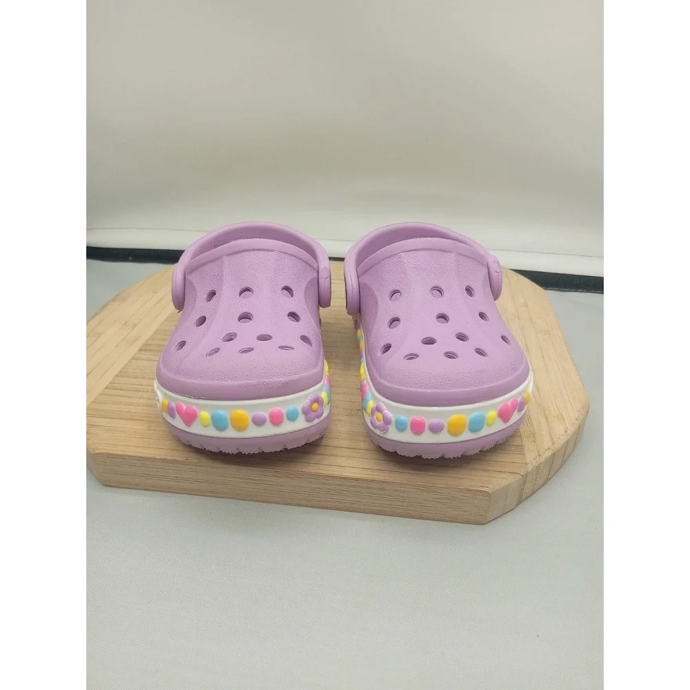 Kids Crocs Unisex Bayaband Charm Band Clog Toddler Mineral Size C 5 Charm Band